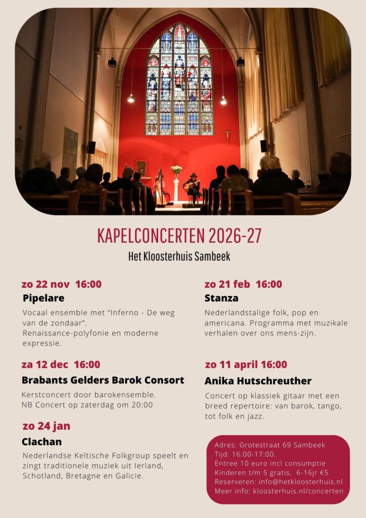 concerten kloosterhuis sambeek